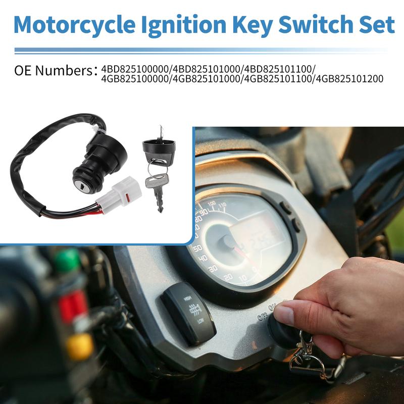 X Autohaux Ignition Key Switch No.4BD825100000 for Yamaha YFM400 Kodiak 400 1993-1998 ATV
X Autohaux Ignition Key Switch No.4BD825100000 for Yamaha YFM400 Kodiak 400 1993-1998 ATV