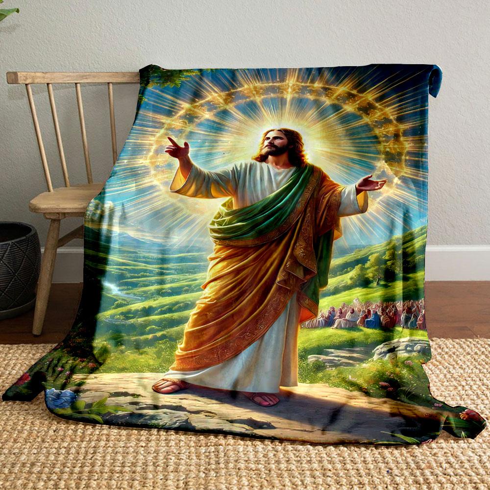 Jesus Blessing Scene Blanket Printed Blanket for Living Room Bed Couch lunch break Soft Cozy Blanket for Friend s festival Gift 80cm x 120cm
Jesus Blessing Scene Blanket Printed Blanket for Living Room Bed Couch lunch break Soft Cozy Blanket for Friend s festival Gift 80cm x 120cm
