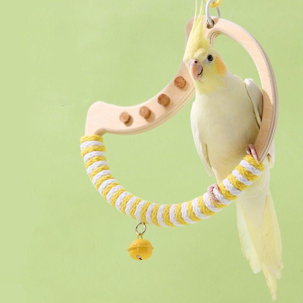 Износостойкая подставка-кольцо Parrot Circle, деревянные игрушки для лазания, аксессуар для клетки Style 4
Износостойкая подставка-кольцо Parrot Circle, деревянные игрушки для лазания, аксессуар для клетки Style 4