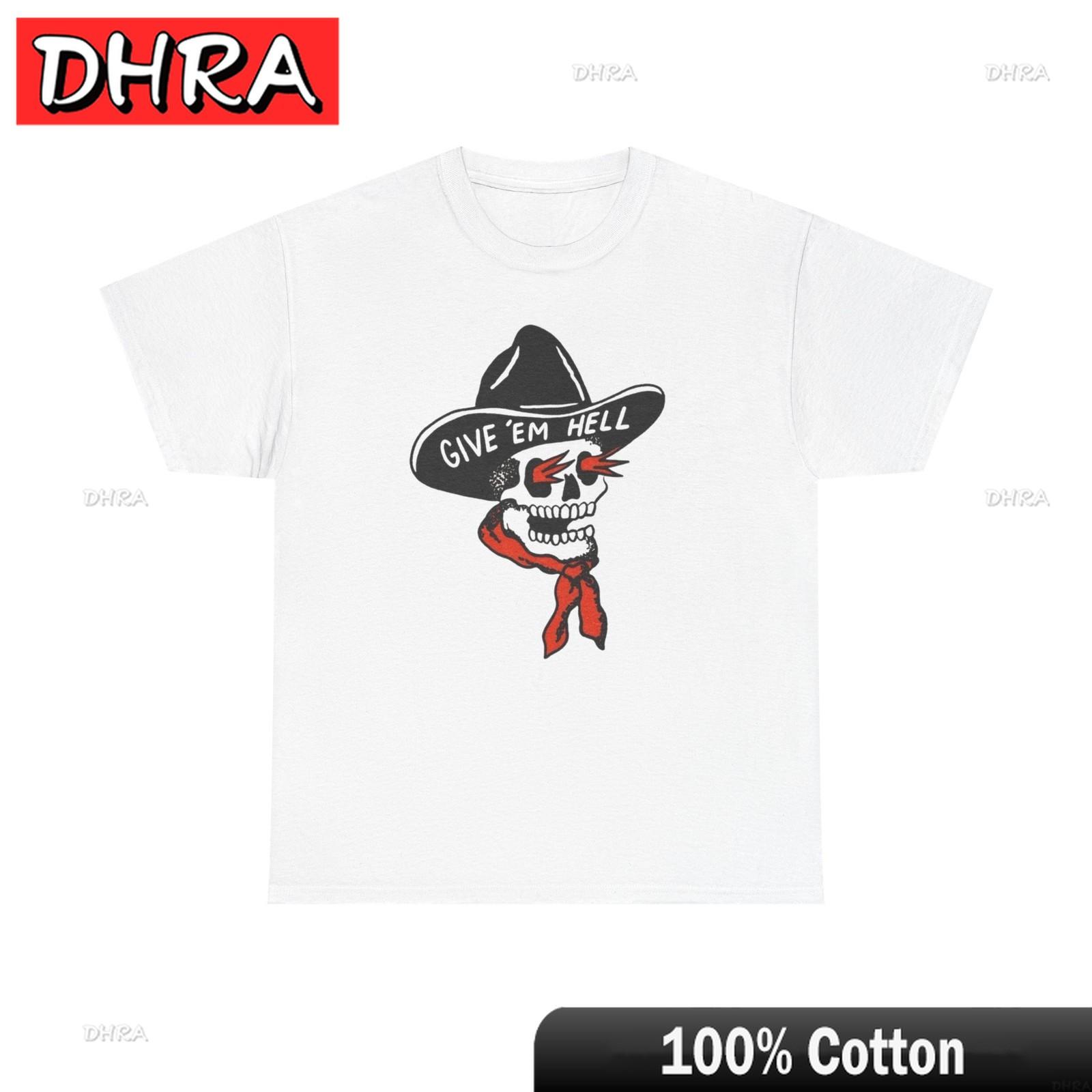 Give Em Hell Cowboy Graphic TShirt Unisex Heavy Cotton Tee Chic Soft Tees Hipster Artistic Soft Tops Back To School TShirt S
Give Em Hell Cowboy Graphic TShirt Unisex Heavy Cotton Tee Chic Soft Tees Hipster Artistic Soft Tops Back To School TShirt S