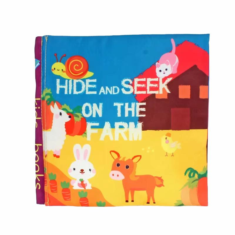 Baby Hide and Seek Cloth Book Early Learning Toy Tail Cloth Book Parent Child Interactive Sound Paper
Baby Hide and Seek Cloth Book Early Learning Toy Tail Cloth Book Parent Child Interactive Sound Paper