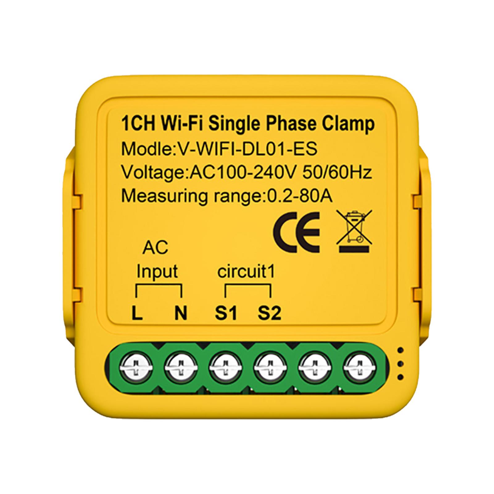 Tuya WiFi Умный дом Монитор энергии 2.4ГГц Умный счетчик электроэнергии Однофазный монитор потребления 80А Солнечный ток 1 Clamp
Tuya WiFi Умный дом Монитор энергии 2.4ГГц Умный счетчик электроэнергии Однофазный монитор потребления 80А Солнечный ток 1 Clamp