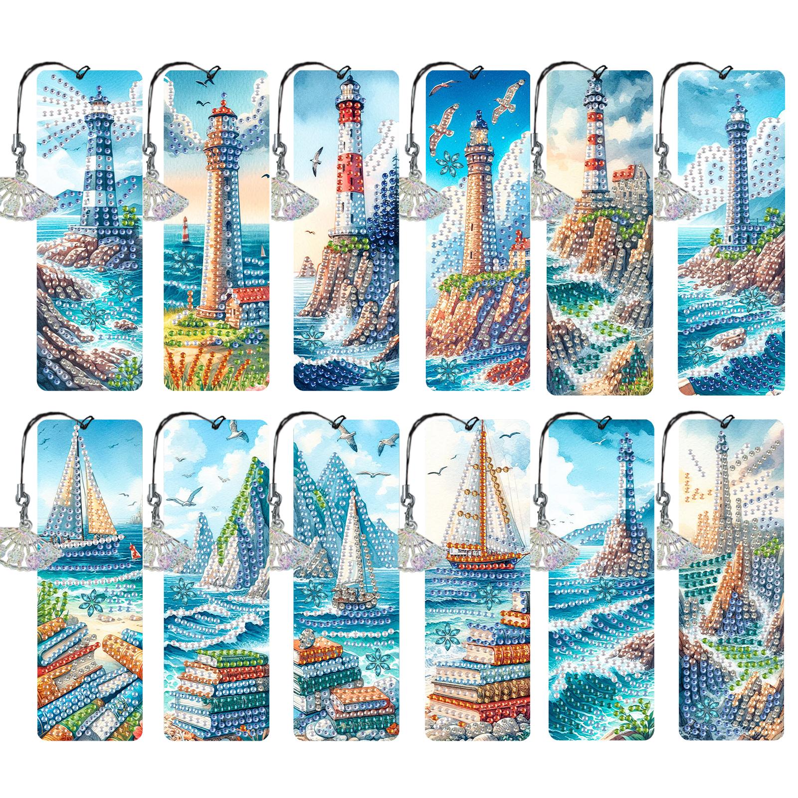 12Pcs Animal Landscape DIY Diamond Painting Art Bookmarks Irregular Shaped Drill for DIY Making Beginners Adult Craft Supplies
12Pcs Animal Landscape DIY Diamond Painting Art Bookmarks Irregular Shaped Drill for DIY Making Beginners Adult Craft Supplies
