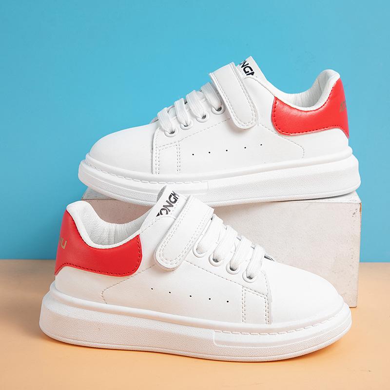 Student leather sneakers spring and autumn new school children s performance little white shoes trendy boys and girls soft baseplate shoes 26 yards inner length 17CM
Student leather sneakers spring and autumn new school children s performance little white shoes trendy boys and girls soft baseplate shoes 26 yards inner length 17CM