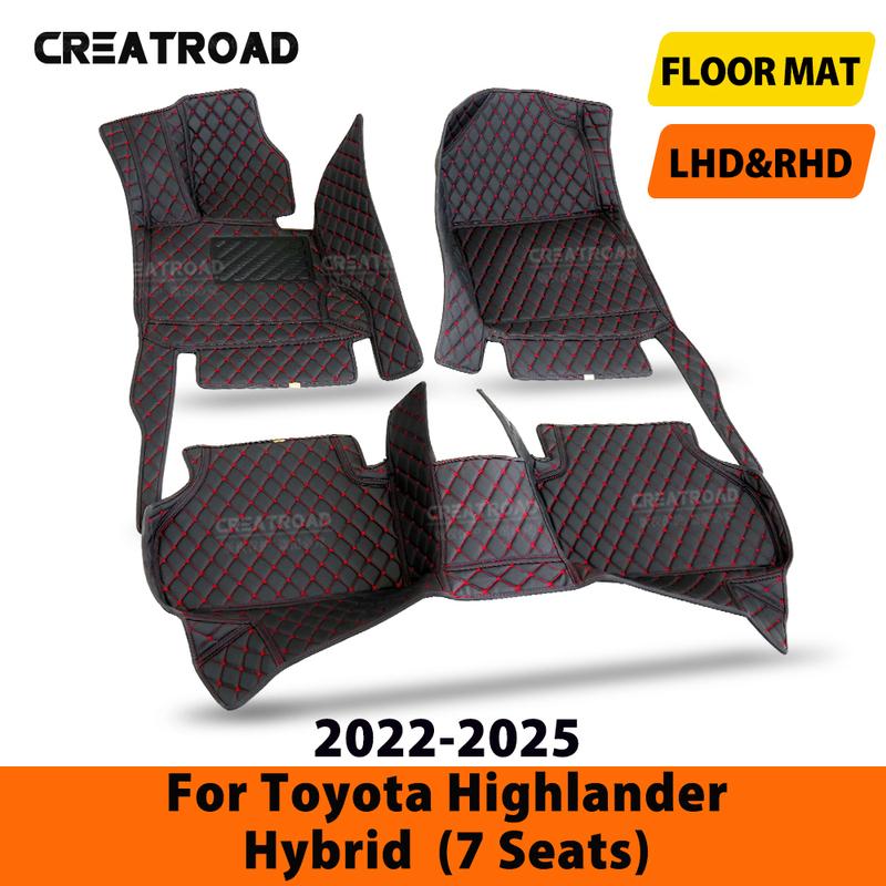 Автомобильные коврики для Toyota Highlander Hybrid 7 мест -2025 Автомобильные коврики для ног Автомобильный ковер Чехол Аксессуары для интерьера 2Rows-Black-Black
Автомобильные коврики для Toyota Highlander Hybrid 7 мест -2025 Автомобильные коврики для ног Автомобильный ковер Чехол Аксессуары для интерьера 2Rows-Black-Black
