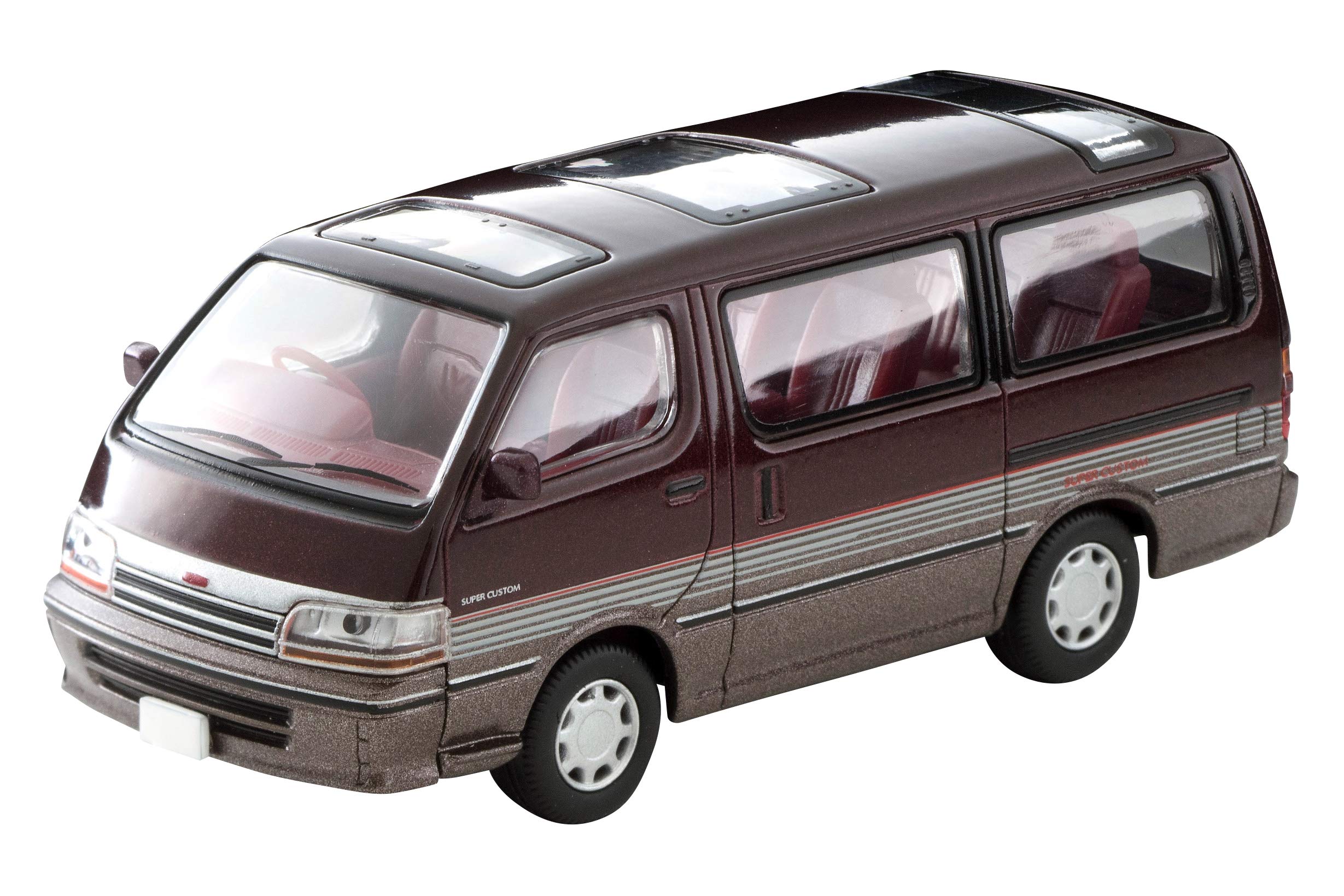 Tomica Limited Vintage Neo Toyota Hiace Wagon Super Custom Модель 1992 року Темний Готовий виріб 1/64 LV-N208b Червоний/Коричневий червоний
Tomica Limited Vintage Neo Toyota Hiace Wagon Super Custom Модель 1992 року Темний Готовий виріб 1/64 LV-N208b Червоний/Коричневий червоний