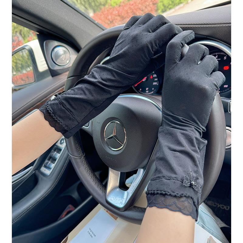 Summer women s driving and riding ultra-thin lace ice silk sunscreen gloves UV protection elegant touch screen breathable чорний
Summer women s driving and riding ultra-thin lace ice silk sunscreen gloves UV protection elegant touch screen breathable чорний