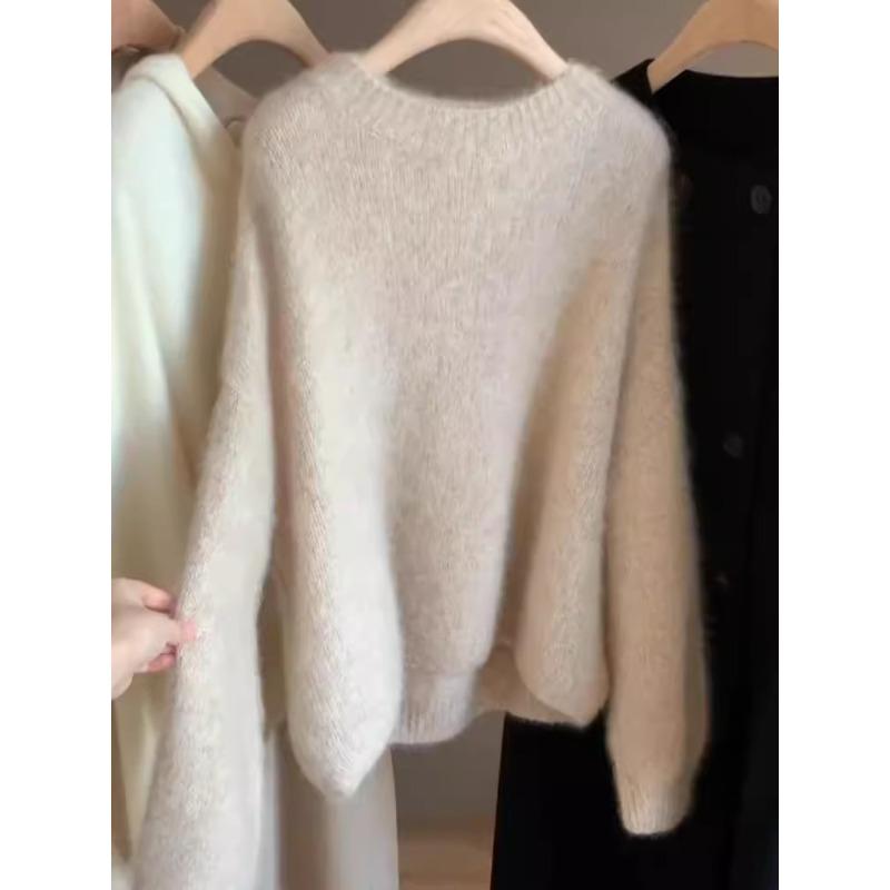 Sweater white raccoon velvet women s autumn and winter thickened inner design sense niche lazy mohair knitted top one size fits all абрикосовий
Sweater white raccoon velvet women s autumn and winter thickened inner design sense niche lazy mohair knitted top one size fits all абрикосовий