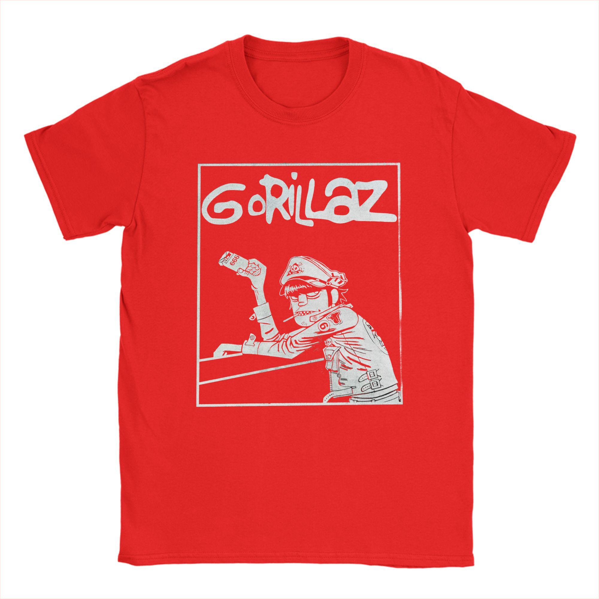 Футболка с принтом панк-рока музыкальной группы Gorillazs, летняя, для отдыха, мужская, хлопковая, дышащая, размеры 4XL, 5XL, 6XL, футболки с коротким рукавом S
Футболка с принтом панк-рока музыкальной группы Gorillazs, летняя, для отдыха, мужская, хлопковая, дышащая, размеры 4XL, 5XL, 6XL, футболки с коротким рукавом S