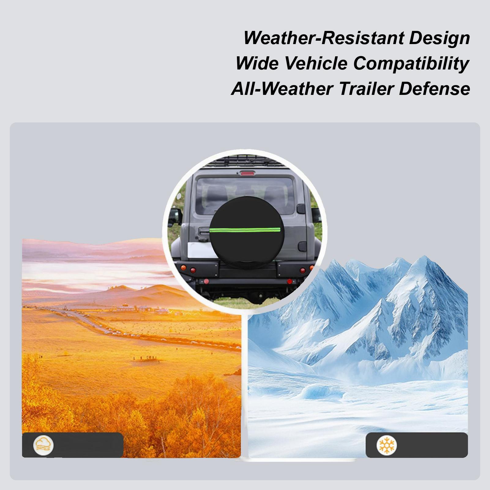 For RV Reflective Tire Cover 4 Pieces Anti-UV Wheel Protector Heavy Duty Sun Rain Snow Protection Bag Automotive Accessories CHINA
For RV Reflective Tire Cover 4 Pieces Anti-UV Wheel Protector Heavy Duty Sun Rain Snow Protection Bag Automotive Accessories CHINA