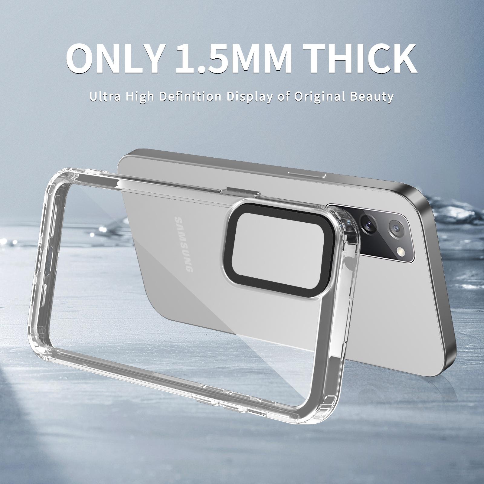 For Samsung Galaxy S20 FE/S20 FE 5G/S20 FE 2022/S20 Lite Case PC+TPU Clear Back Cover Transparent Black
For Samsung Galaxy S20 FE/S20 FE 5G/S20 FE 2022/S20 Lite Case PC+TPU Clear Back Cover Transparent Black