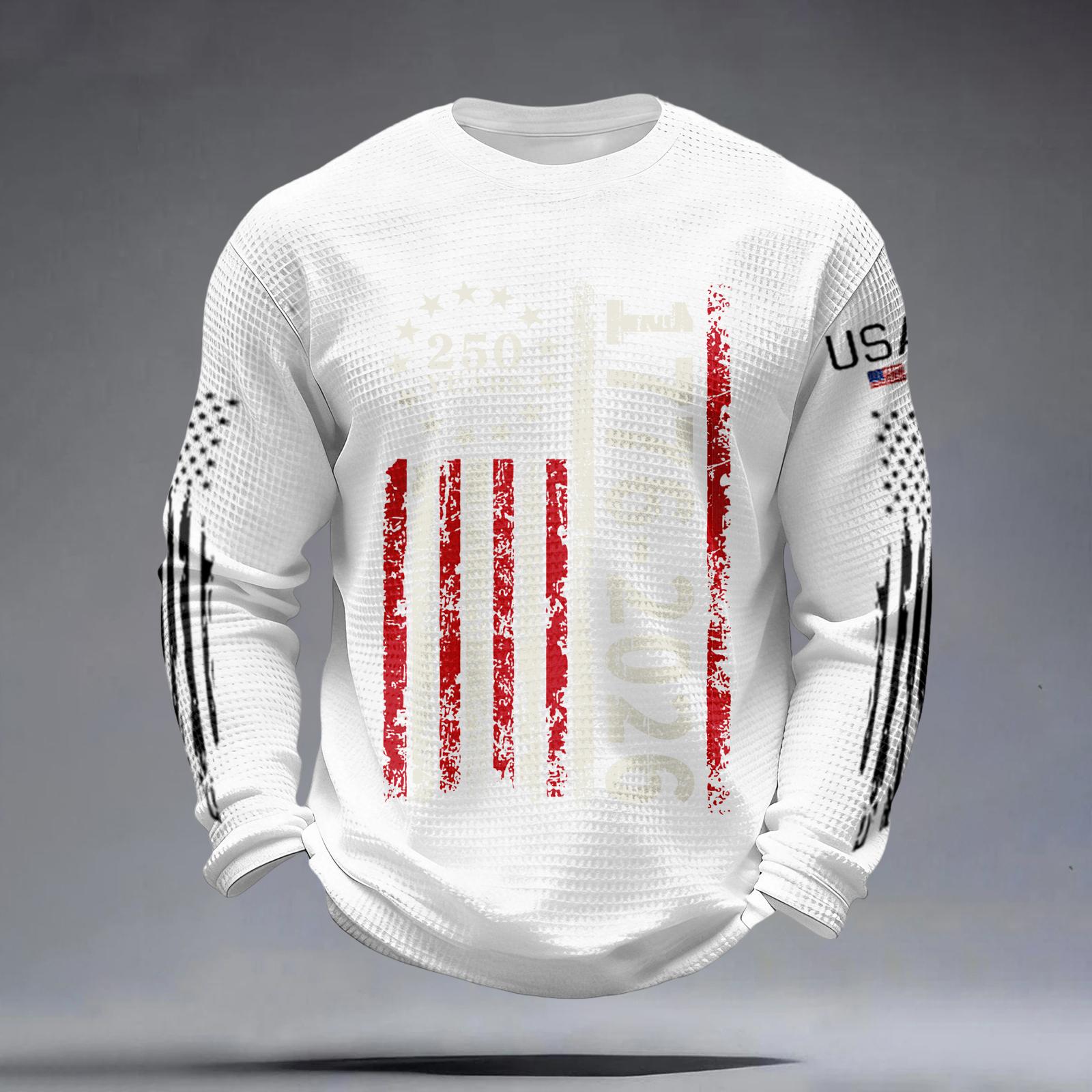 USA Anniversary Men s Casual Letter Print Long-Sleeve Sweatshirt XL білий
USA Anniversary Men s Casual Letter Print Long-Sleeve Sweatshirt XL білий