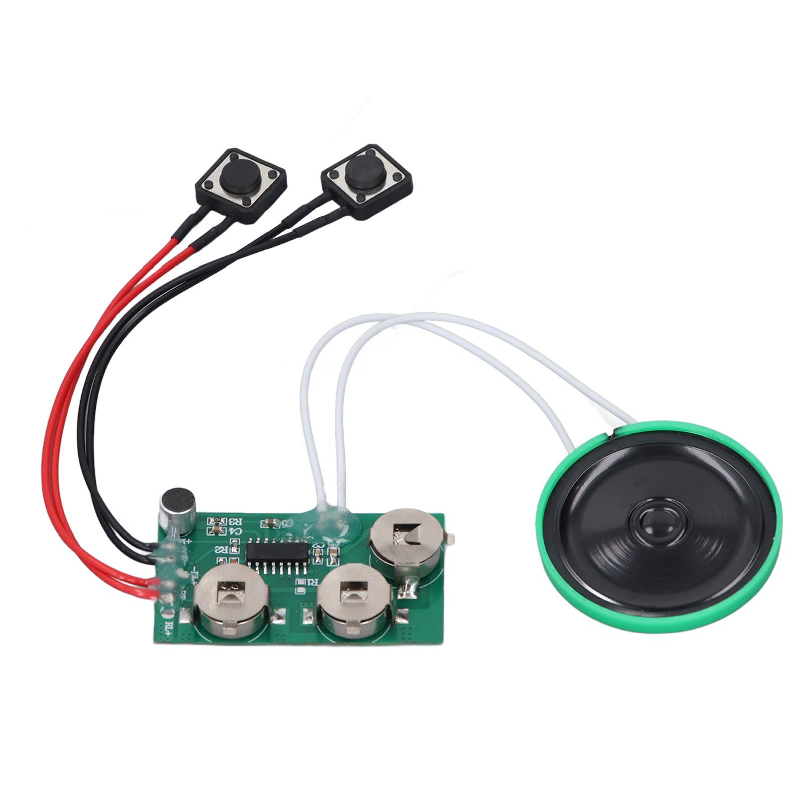 Голосовий модуль із записом 4 хв. Запис Відтворення Звук вітальної листівки з кабелем 10 см
Голосовий модуль із записом 4 хв. Запис Відтворення Звук вітальної листівки з кабелем 10 см