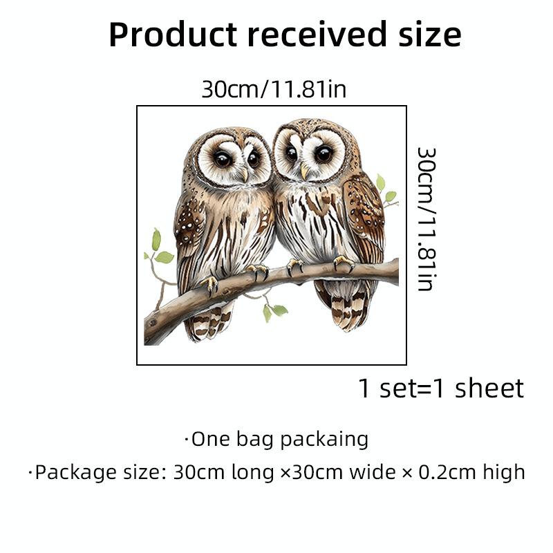 Double-Sided Owl Branch Window Sticker - Cute Home Decoration
Double-Sided Owl Branch Window Sticker - Cute Home Decoration