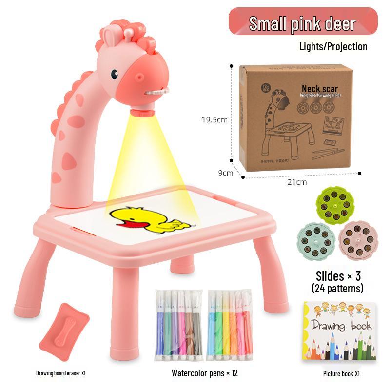 Kids Magnetic Projection & Drawing Table with Building Blocks - Early Education & Science Learning Toy
Kids Magnetic Projection & Drawing Table with Building Blocks - Early Education & Science Learning Toy