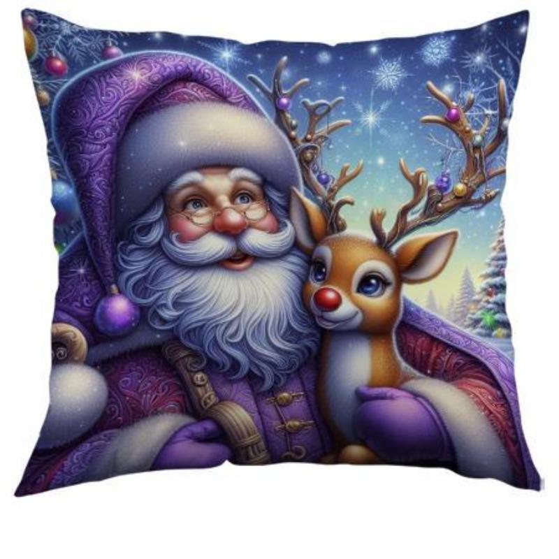Christmas Snowman Pillow Cover Christmas Tree Gift Pile Home Bedroom Decoration Cushion Cover Bedside Pillow 45cm*45cm
Christmas Snowman Pillow Cover Christmas Tree Gift Pile Home Bedroom Decoration Cushion Cover Bedside Pillow 45cm*45cm