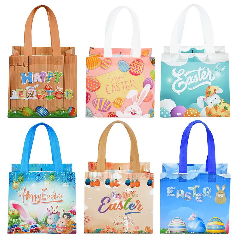 6Pcs Happy Easter Gift Bag Nonwoven Fabric Rabbit Eggs Cookies Candy Packaging Bag Kids Favors Easter Party Decoration Supplies 20x20x15cm
6Pcs Happy Easter Gift Bag Nonwoven Fabric Rabbit Eggs Cookies Candy Packaging Bag Kids Favors Easter Party Decoration Supplies 20x20x15cm