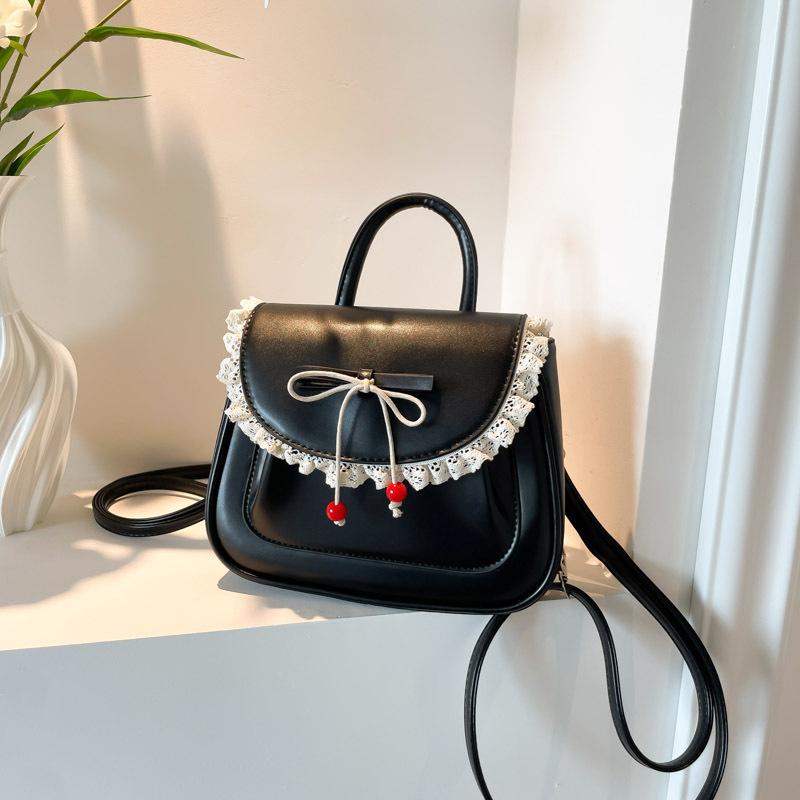 Niche design bow backpack sweet beautiful women shoulder messenger bag versatile fashion daily commuter bag чорний
Niche design bow backpack sweet beautiful women shoulder messenger bag versatile fashion daily commuter bag чорний