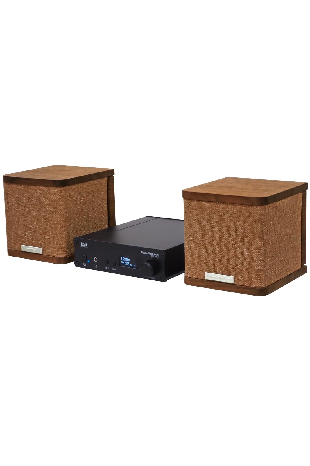 SOUND WARRIOR Made in Japan USB DAC Integrated Amplifier Cube Bookshelf Speaker Set Built-in + SWD-UA1SET2-SD
SOUND WARRIOR Made in Japan USB DAC Integrated Amplifier Cube Bookshelf Speaker Set Built-in + SWD-UA1SET2-SD