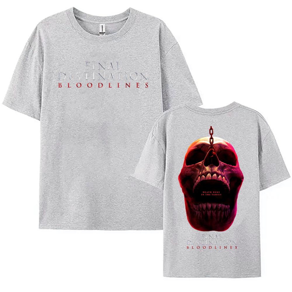 Final Destination Bloodlines Tshirt Supernatural Horror Movies Printing Tshirts Cotton Short Sleeve Oneck T Shirt Women Tees 4XL
Final Destination Bloodlines Tshirt Supernatural Horror Movies Printing Tshirts Cotton Short Sleeve Oneck T Shirt Women Tees 4XL