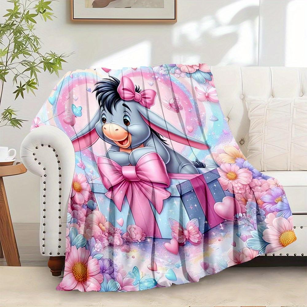 1pc piece flannel Eeyore Donkey pink bow gift box bedding blanket sofa cover, ation home 75x90cm
1pc piece flannel Eeyore Donkey pink bow gift box bedding blanket sofa cover, ation home 75x90cm
