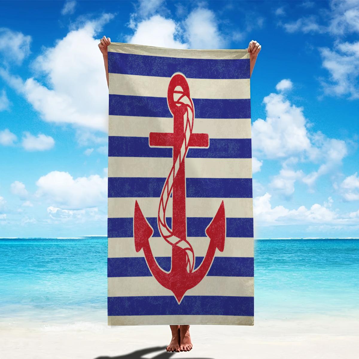 Microfiber Beach Towel Blue White Striped Bath Towel Thin Absorbent Extra Large Towel for Beach Swimming Camping Yoga Bath Sport W40*H60(CM)
Microfiber Beach Towel Blue White Striped Bath Towel Thin Absorbent Extra Large Towel for Beach Swimming Camping Yoga Bath Sport W40*H60(CM)