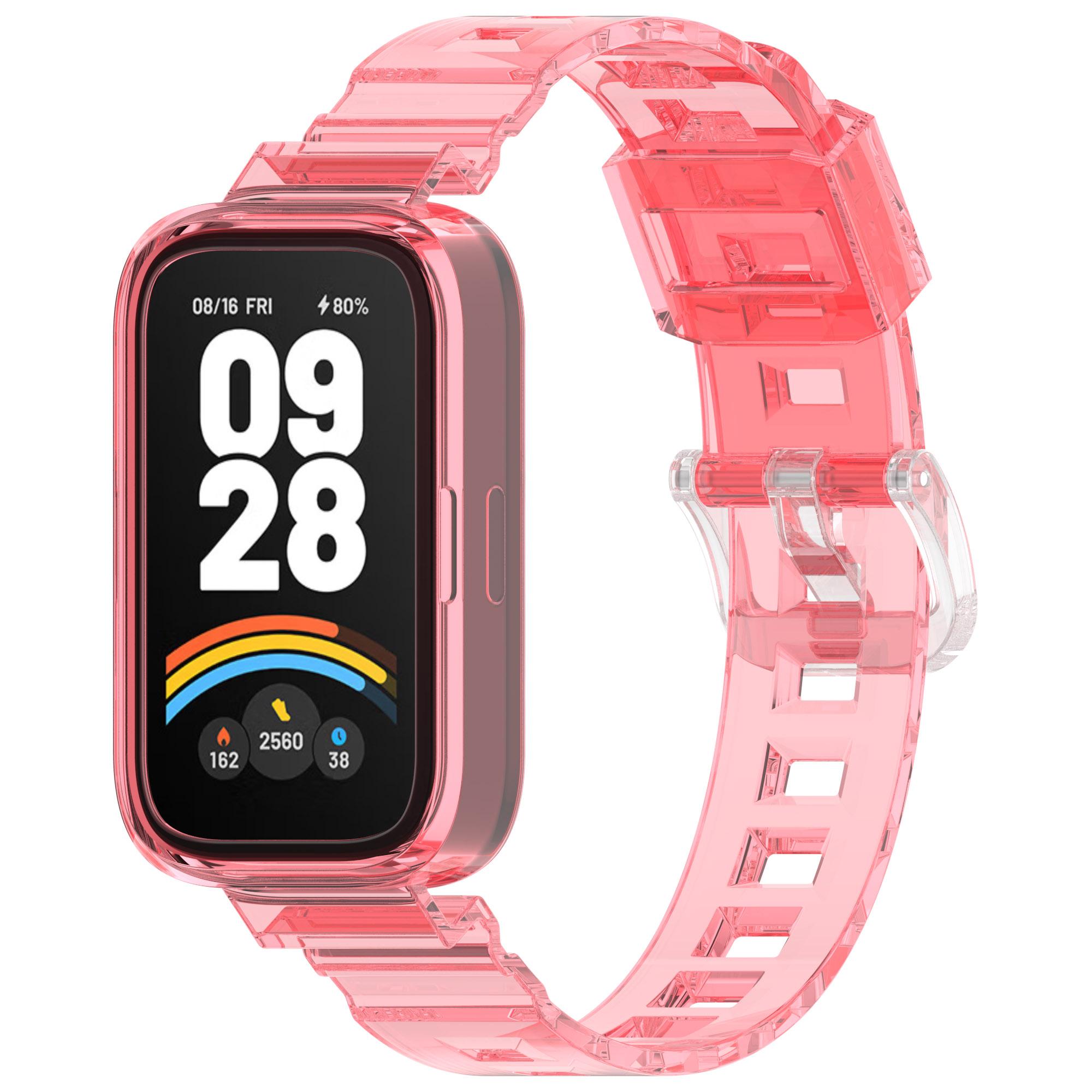 For Xiaomi Redmi Band 3/Smart Band 9 Active Watch Strap Color Changing Clear TPU Wrist Band Photochromic Red
For Xiaomi Redmi Band 3/Smart Band 9 Active Watch Strap Color Changing Clear TPU Wrist Band Photochromic Red