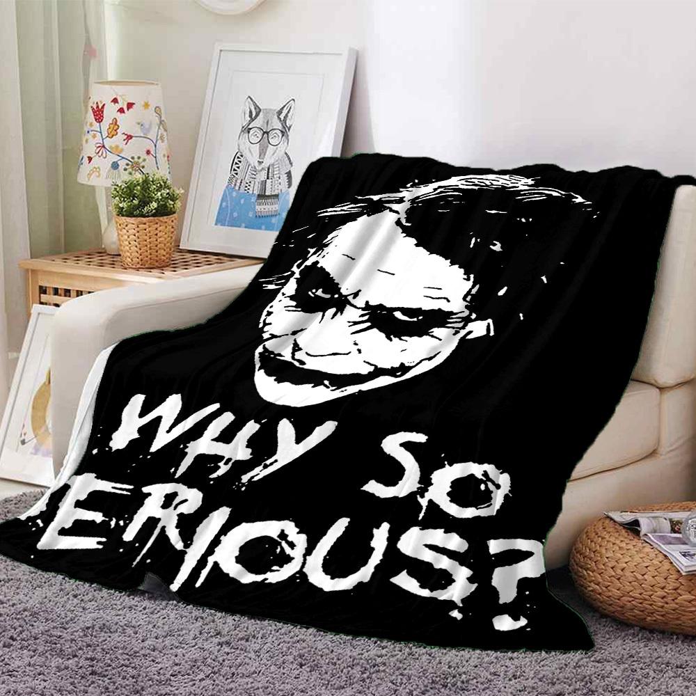 1pc Joker Why So Serious Soft Warm Throw for Home, Office, Trave, All-Season Cozy Bedding Gift, Office Cozy Accessory 1162 80cmx120cm(31inx47in)
1pc Joker Why So Serious Soft Warm Throw for Home, Office, Trave, All-Season Cozy Bedding Gift, Office Cozy Accessory 1162 80cmx120cm(31inx47in)