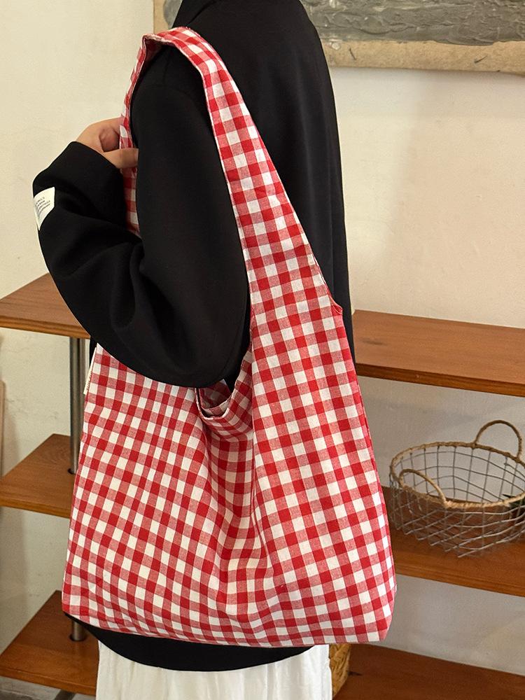 2025 новая ретро клетчатая сумка-жилет корейская большая вместительная сумка через плечо легкая хозяйственная сумка универсальная холщовая сумка красный
2025 новая ретро клетчатая сумка-жилет корейская большая вместительная сумка через плечо легкая хозяйственная сумка универсальная холщовая сумка красный