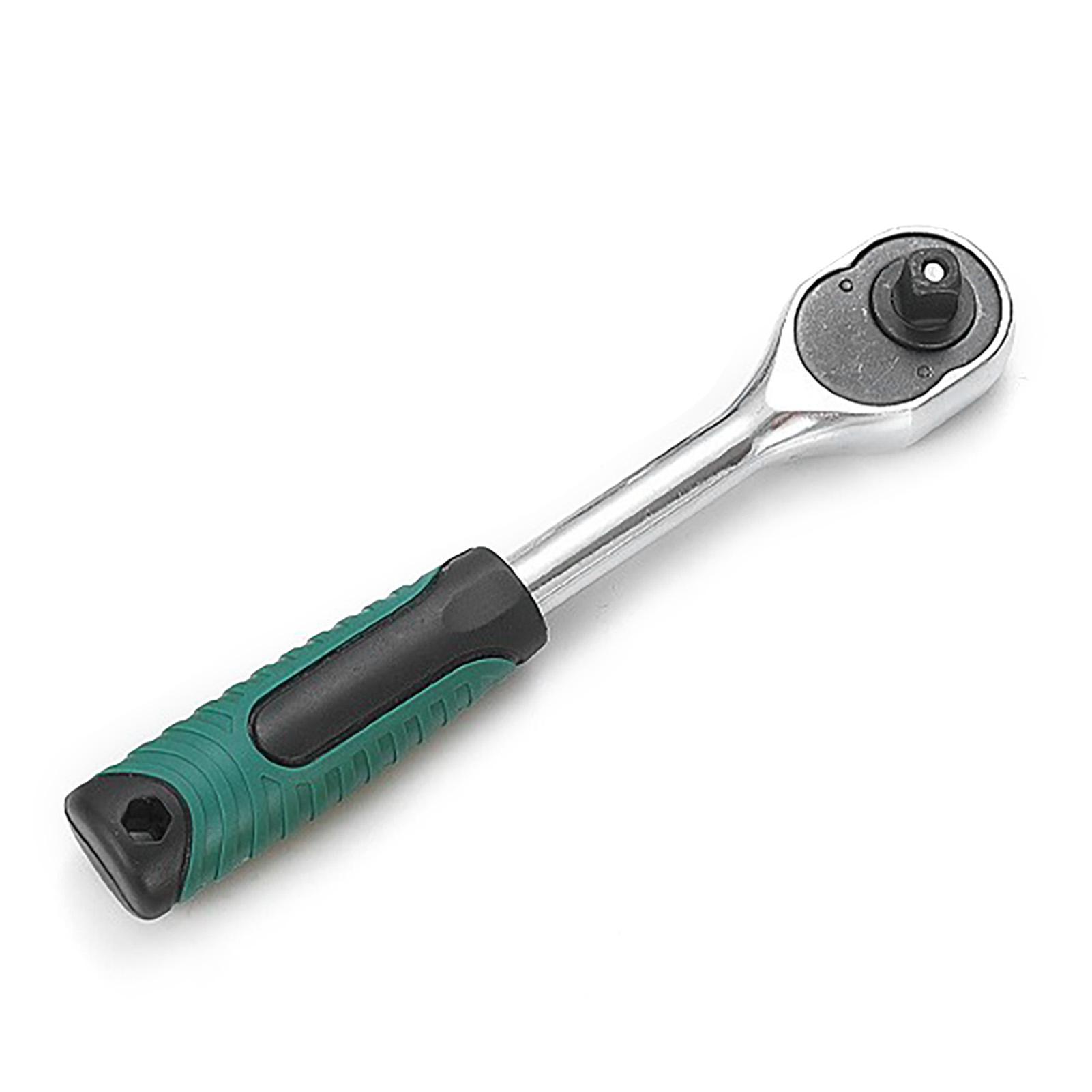 Quick Release Ratchet Wrench CRV 38 24 Tooth Ergonomic Rubber Handle Auto Repair Tool
Quick Release Ratchet Wrench CRV 38 24 Tooth Ergonomic Rubber Handle Auto Repair Tool