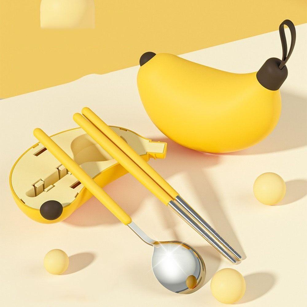 Mini Cartoon Banana Cutlery Set Portable Folding Tableware Travel Flatware Serving Dinner жовтий
Mini Cartoon Banana Cutlery Set Portable Folding Tableware Travel Flatware Serving Dinner жовтий