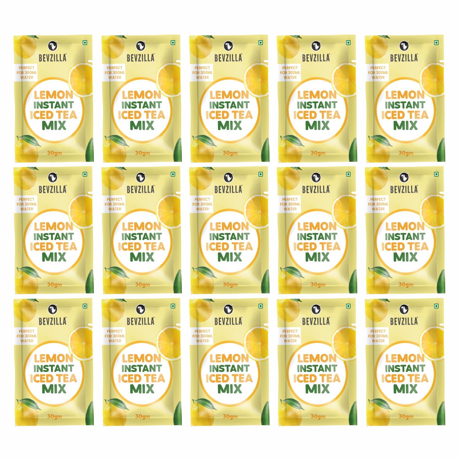 Bevzilla Lemon Instant Iced Tea Mix - Pack of 15(30gm Each) | Zesty & Refreshing | Instant Summer Beverage|Easy to Use|Perfect for Quick Hydration
Bevzilla Lemon Instant Iced Tea Mix - Pack of 15(30gm Each) | Zesty & Refreshing | Instant Summer Beverage|Easy to Use|Perfect for Quick Hydration