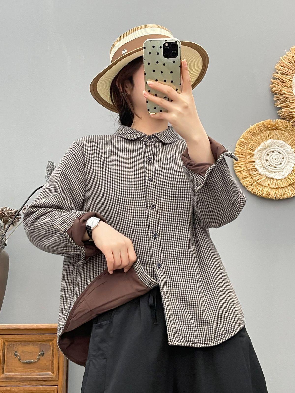 Women s Quilted Plaid Cotton-Padded Shirt Jacket - Autumn/Winter Casual Warm Top L кавовий
Women s Quilted Plaid Cotton-Padded Shirt Jacket - Autumn/Winter Casual Warm Top L кавовий