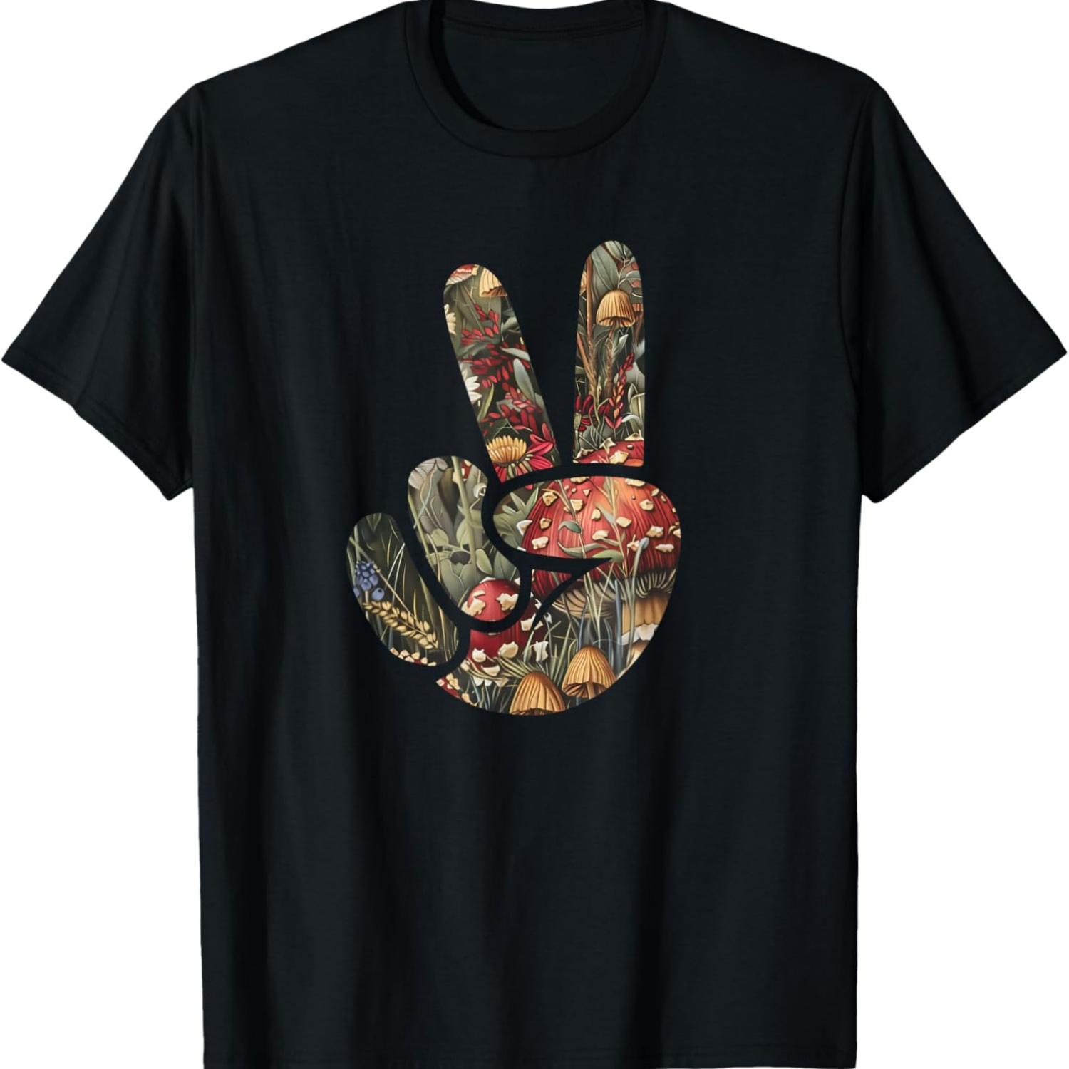 Natural Silhouette Forest Meadow Cottagecore Peace Sign Hand T-Shirt(13) XXXXXL чорний
Natural Silhouette Forest Meadow Cottagecore Peace Sign Hand T-Shirt(13) XXXXXL чорний