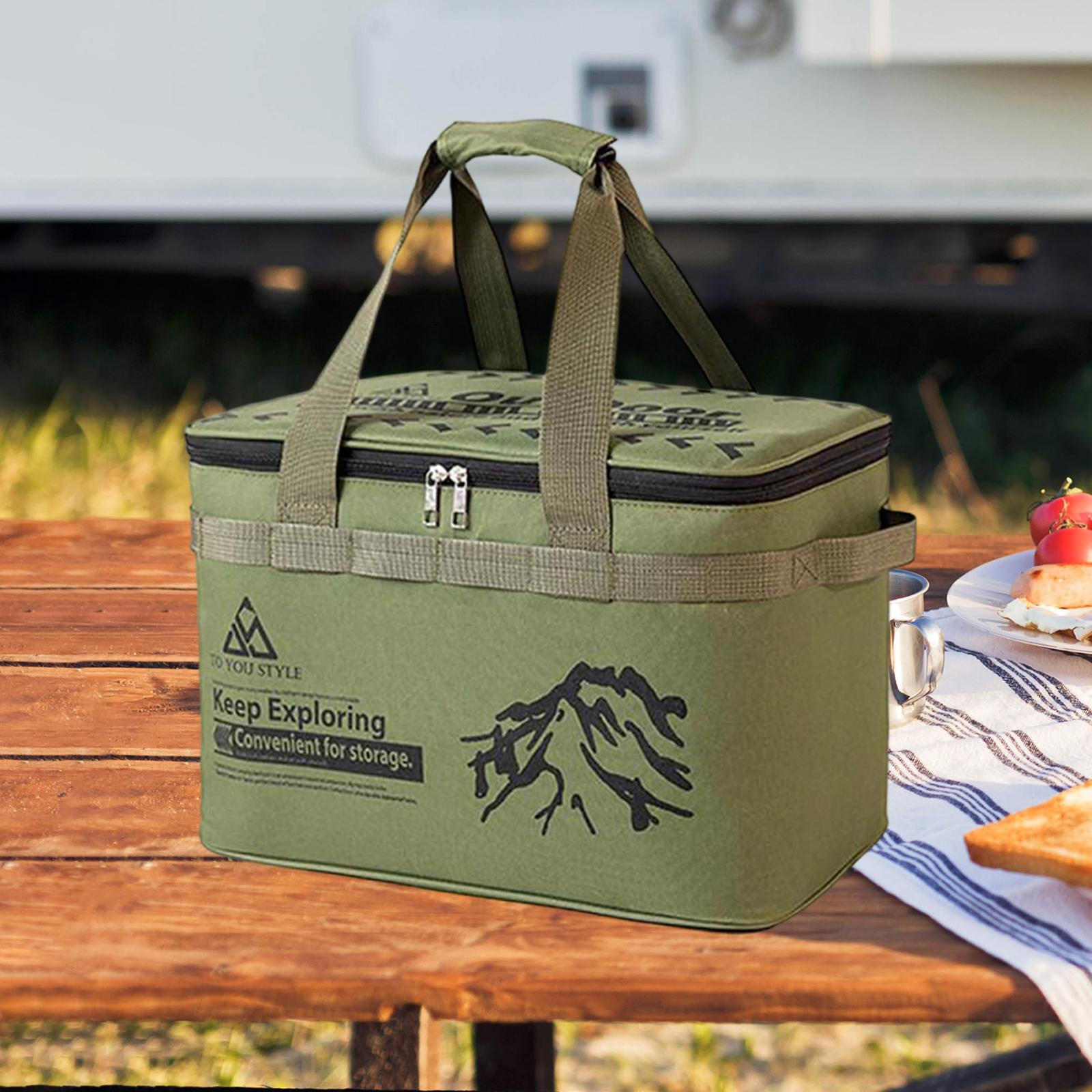 Camping Storage Bag Backpack Luggage Organizer Duffel Made of Oxford with Padded Handle for зелений
Camping Storage Bag Backpack Luggage Organizer Duffel Made of Oxford with Padded Handle for зелений