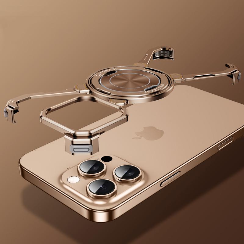 Для iPhone 16 Pro Max 15 Pro 14 13 Чохол Безрамковий Алюмінієвий Сплав Протиударний Розкішний для Magsafe Магнітний Кронштейн Чохол для Телефону iPhone 16 золотий
Для iPhone 16 Pro Max 15 Pro 14 13 Чохол Безрамковий Алюмінієвий Сплав Протиударний Розкішний для Magsafe Магнітний Кронштейн Чохол для Телефону iPhone 16 золотий