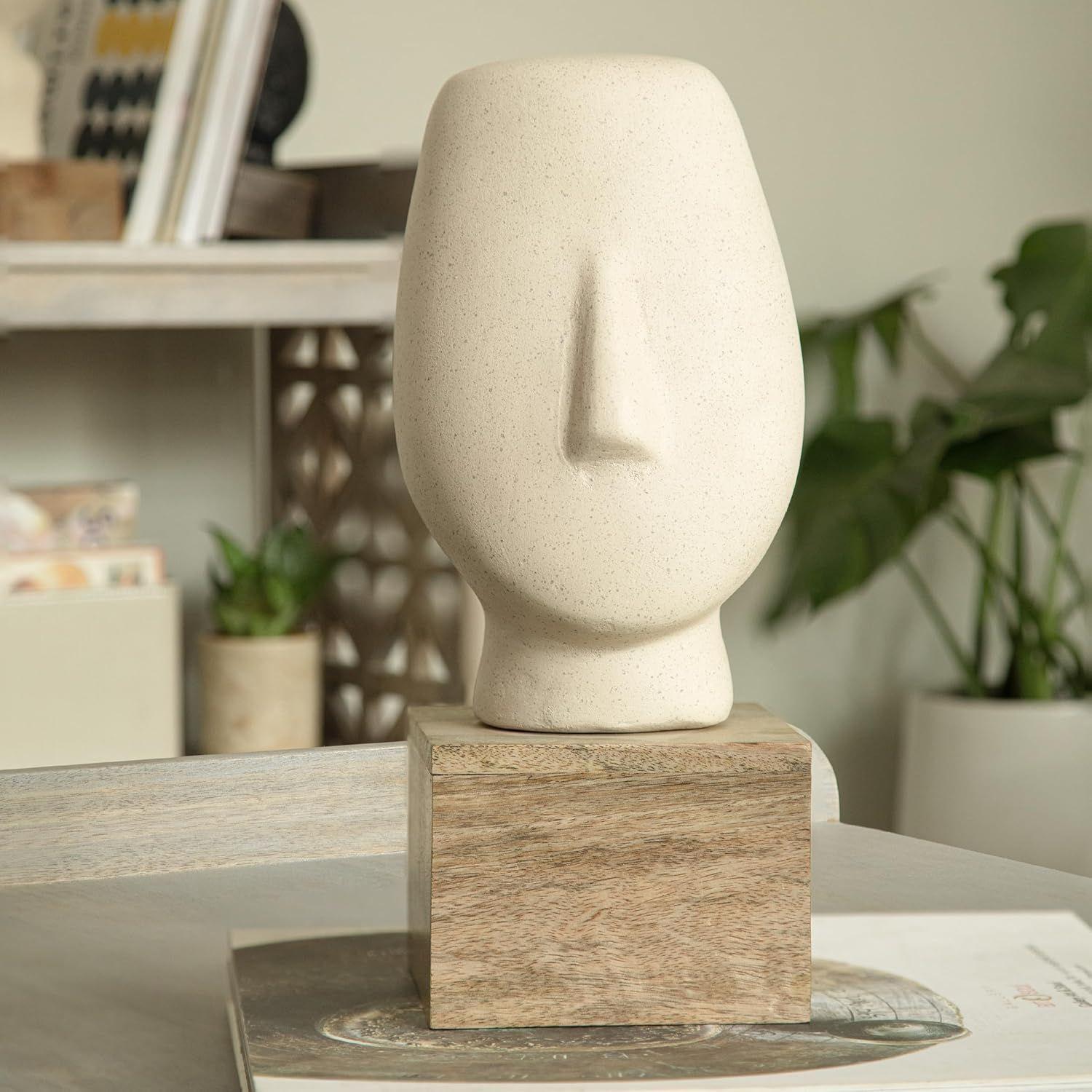 Firm Face Ecomix Sculpture 38 cm Tall, Home Décor Showpiece Figurine for Living Room & Office, Modern Asthetic Tabletop Decorative Accent, Unique Gift
Firm Face Ecomix Sculpture 38 cm Tall, Home Décor Showpiece Figurine for Living Room & Office, Modern Asthetic Tabletop Decorative Accent, Unique Gift