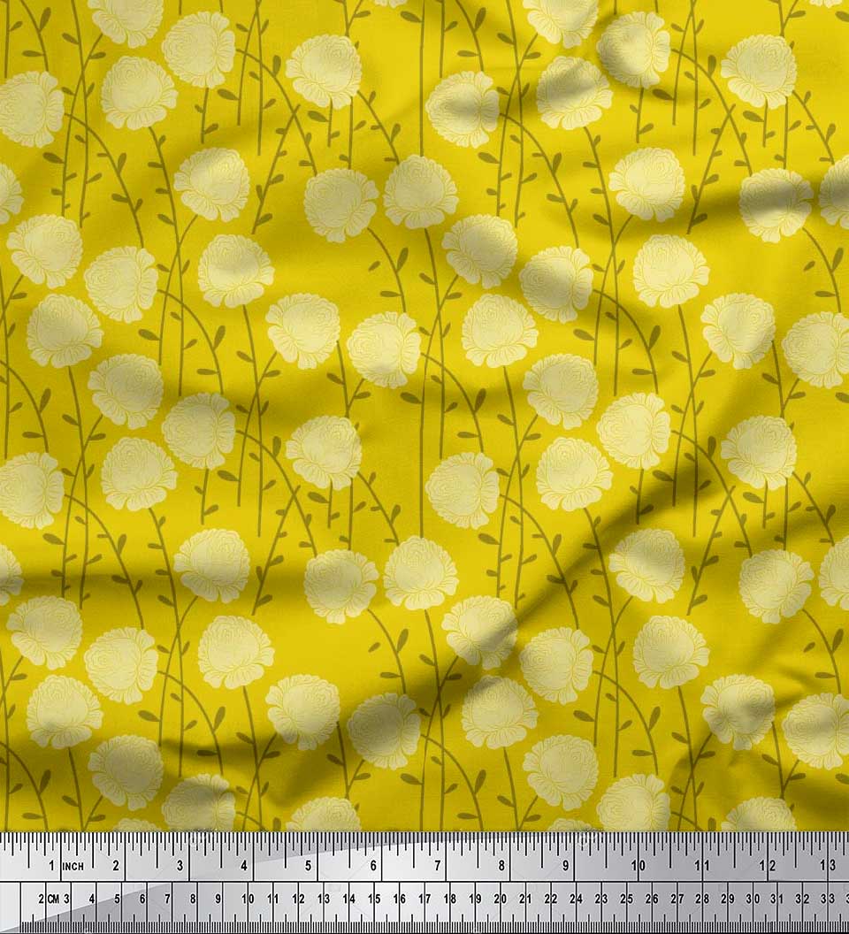 Тканина Soimoi Japan Crepe Satin Leaves & Floral Artistic Print Швейна тканина метр 42 дюйма 42 Inch Wide - Poly Crepe жовтий
Тканина Soimoi Japan Crepe Satin Leaves & Floral Artistic Print Швейна тканина метр 42 дюйма 42 Inch Wide - Poly Crepe жовтий