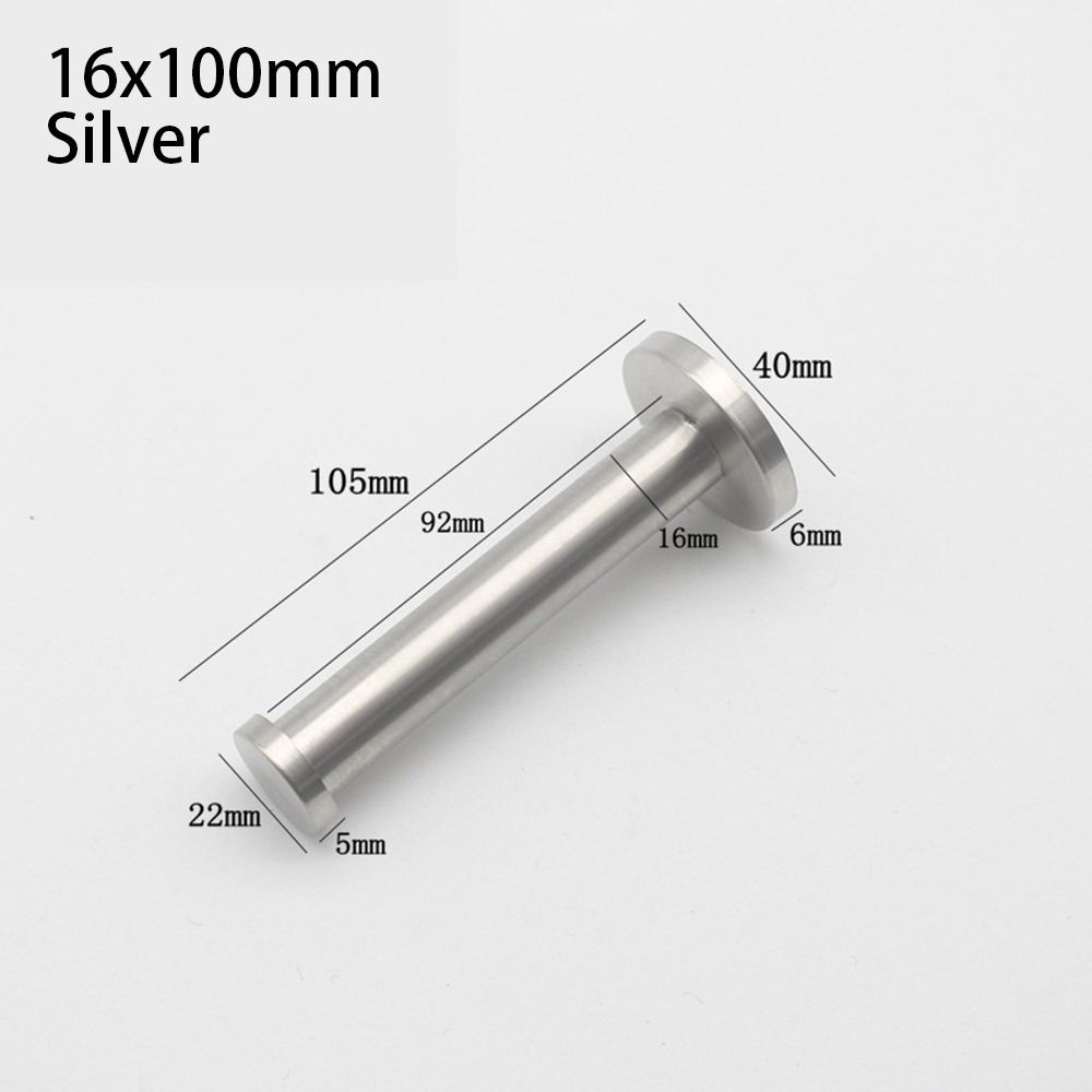 1Pcs Stainless Steel Single Clothes Hook with Screws Wall Punching Hook New Hat Towel Rack silver 16x100mm
1Pcs Stainless Steel Single Clothes Hook with Screws Wall Punching Hook New Hat Towel Rack silver 16x100mm