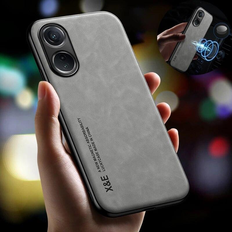 For OPPO A78 4G 6.43 Case Leather Texture Silicone Shockproof Phone Cases For OPPO A 78 A78 Car Magnetic Holder Soft Back Cover
For OPPO A78 4G 6.43 Case Leather Texture Silicone Shockproof Phone Cases For OPPO A 78 A78 Car Magnetic Holder Soft Back Cover