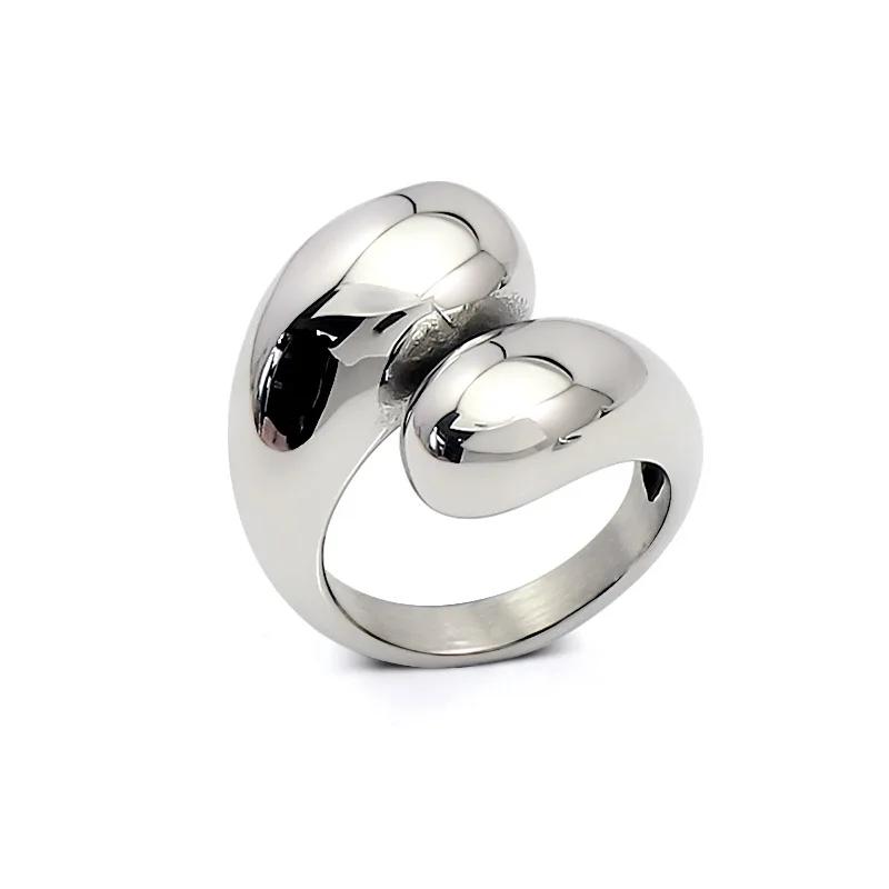 316L Stainless Steel INS Ring High Polish Waterproof Irregular Open Ring Gold Silver Color Fashion Finger Jewelry 9
316L Stainless Steel INS Ring High Polish Waterproof Irregular Open Ring Gold Silver Color Fashion Finger Jewelry 9