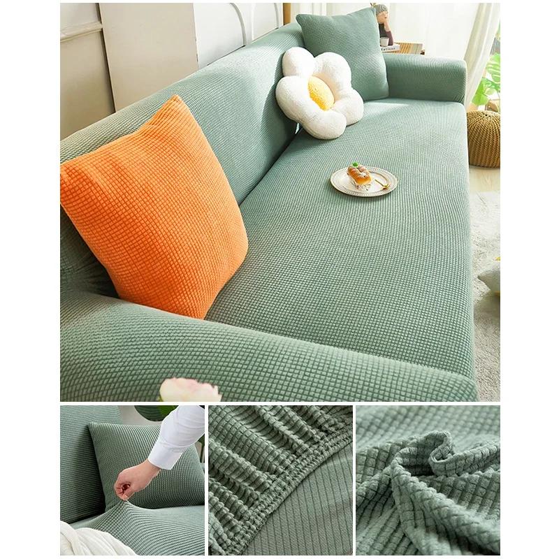 High-quality Sofa Cover Stretch Jacquard Sofa Covers Polar Fleece Armchair Sofa Covers Protector For Living Room1/2/3/4 Seater 1Seat 90-130CM
High-quality Sofa Cover Stretch Jacquard Sofa Covers Polar Fleece Armchair Sofa Covers Protector For Living Room1/2/3/4 Seater 1Seat 90-130CM