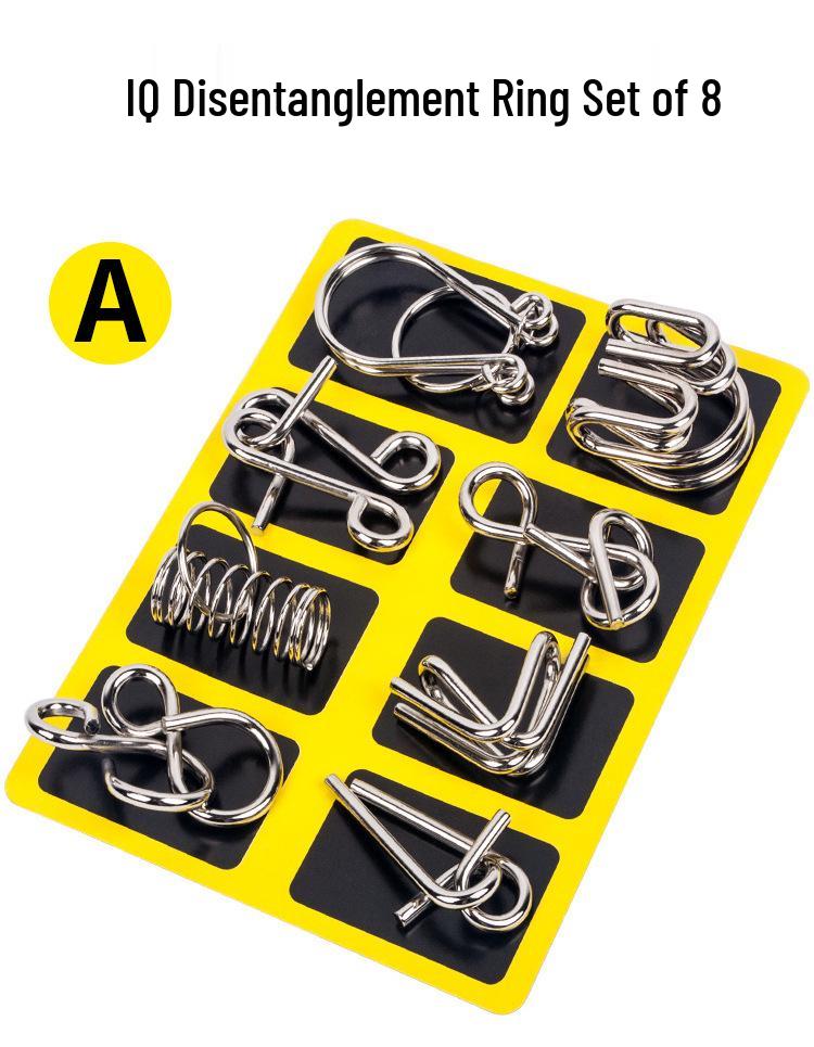 30-Piece Educational Puzzle Set: Unlocking Buckles, Interlocking Rings, Kongming & Luban Locks for Ages 8-12
30-Piece Educational Puzzle Set: Unlocking Buckles, Interlocking Rings, Kongming & Luban Locks for Ages 8-12