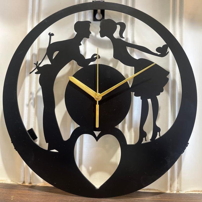 Stylish Modern Classic Design Wall Mount Clocks | Elegant 12-Inch Wall Hanging Timepiece for Home, Office, Living Room, Bedroom Decor (Love Couple)
Stylish Modern Classic Design Wall Mount Clocks | Elegant 12-Inch Wall Hanging Timepiece for Home, Office, Living Room, Bedroom Decor (Love Couple)