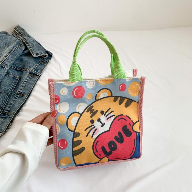 Trendy Street Style Medium Sized Tote Bag For Women Featuring Adorable Cartoon Characters Green Tiger
Trendy Street Style Medium Sized Tote Bag For Women Featuring Adorable Cartoon Characters Green Tiger