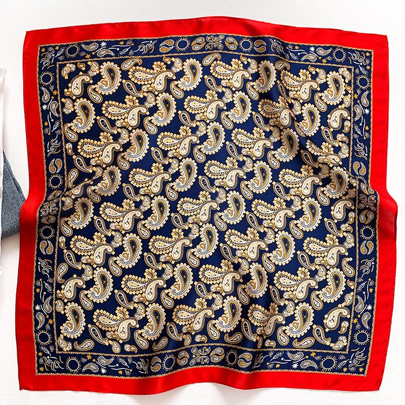 53Cm 100% Real Silk Bandana Women Vintage Paisley Neck Scarf Muslim Head Hair Hijab Square Neckerchief Foulard Luxury Bufanda 53x53cm
53Cm 100% Real Silk Bandana Women Vintage Paisley Neck Scarf Muslim Head Hair Hijab Square Neckerchief Foulard Luxury Bufanda 53x53cm