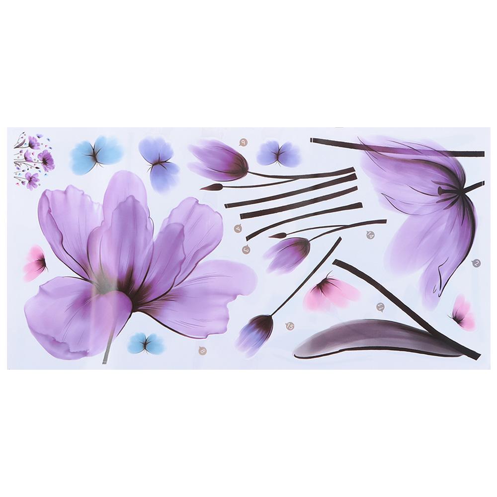 Purple Floral Wall Sticker Large Wall Mural Removable Wall Decor for Nursery Bedroom Kids Room
Purple Floral Wall Sticker Large Wall Mural Removable Wall Decor for Nursery Bedroom Kids Room