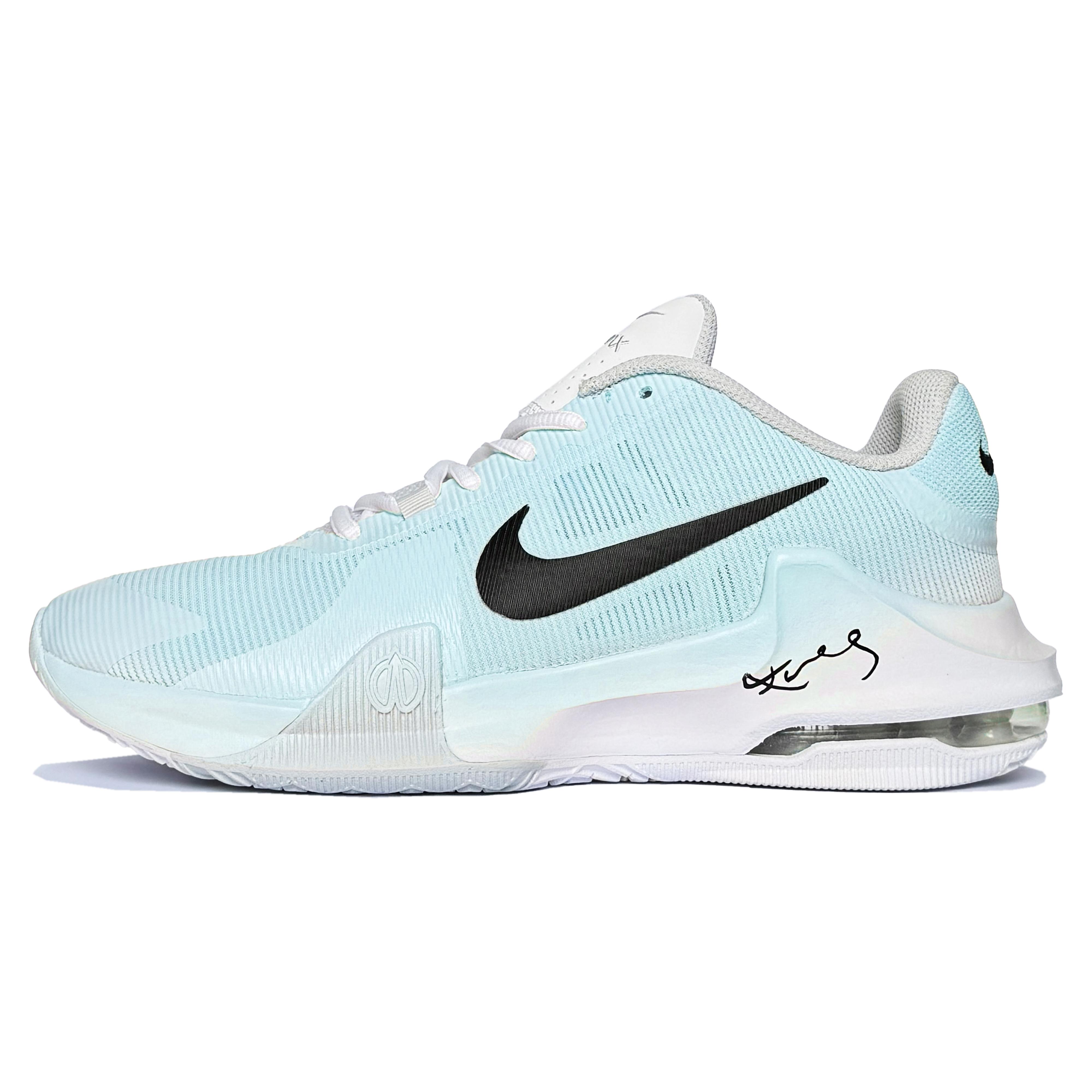 Nike Air Max Impact 4 Aqua Moon Qingfeng Low top Basketball Shoes Men s Blue White DM1124-100(TeamK-) 43
Nike Air Max Impact 4 Aqua Moon Qingfeng Low top Basketball Shoes Men s Blue White DM1124-100(TeamK-) 43