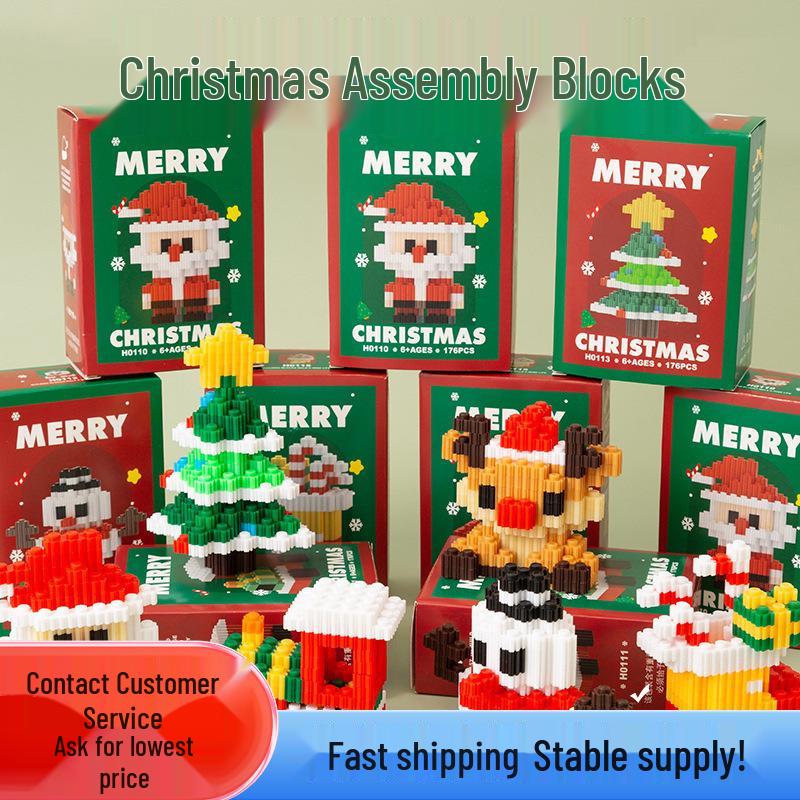 Christmas Building Blocks: Santa, Reindeer & Tree - Educational Toys & Ornaments for Kids Gifts
Christmas Building Blocks: Santa, Reindeer & Tree - Educational Toys & Ornaments for Kids Gifts