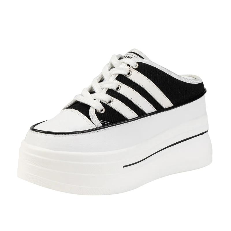 Модные женские мюли с круглым носком, шнуровкой для декора, на платформе, женские тапочки для отдыха, платье, 3 см внутренняя высота, Zapatillas De Mujer 39 чёрный
Модные женские мюли с круглым носком, шнуровкой для декора, на платформе, женские тапочки для отдыха, платье, 3 см внутренняя высота, Zapatillas De Mujer 39 чёрный